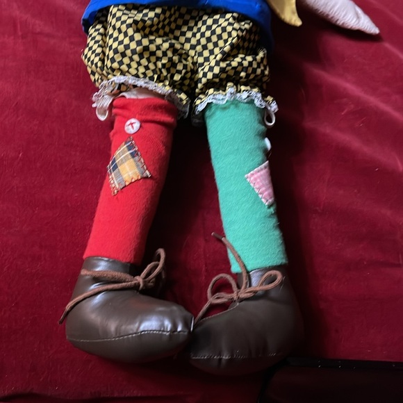 Pippi Longstocking Plush Cloth Doll (Astrid Lindgren 1988) Plush 17” Vintage - Picture 5 of 9